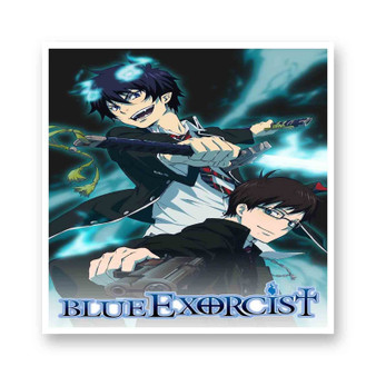 Blue Exorcist White Transparent Vinyl Kiss-Cut Stickers