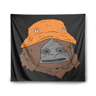 Sassy the Sasquatch The Big Lez Indoor Wall Polyester Tapestries