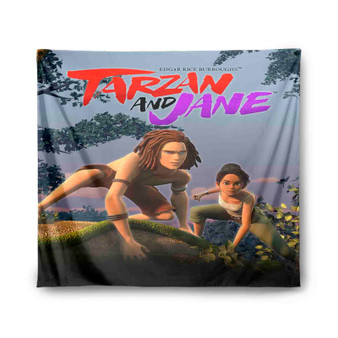 Tarzan and Jane Indoor Wall Polyester Tapestries