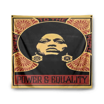 Angela Davis 1971 Indoor Wall Polyester Tapestries