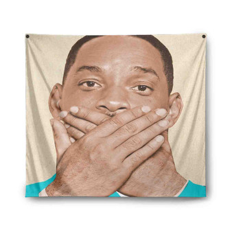 Keeping Quiet Will Smith Indoor Wall Polyester Tapestries