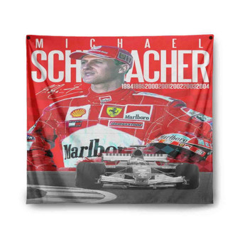 Michael Schumacher F1 Ferrari Indoor Wall Polyester Tapestries