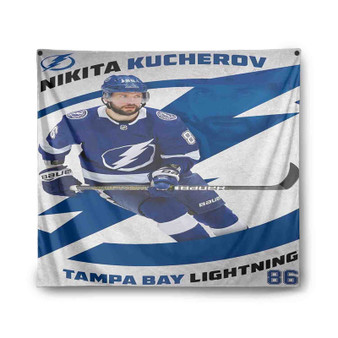 Nikita Kucherov Tampa Bay Lightning Indoor Wall Polyester Tapestries