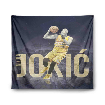 Nikola Jokic Denver Nuggets Indoor Wall Polyester Tapestries