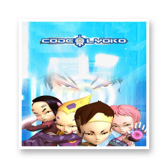 Code Lyoko White Transparent Vinyl Kiss-Cut Stickers