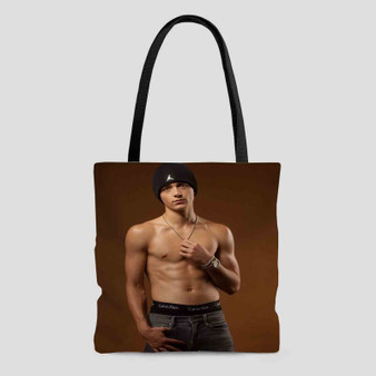 Asher Angel Polyester Tote Bag AOP