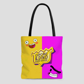 Cupcake and Dino General Services Polyester Tote Bag AOP