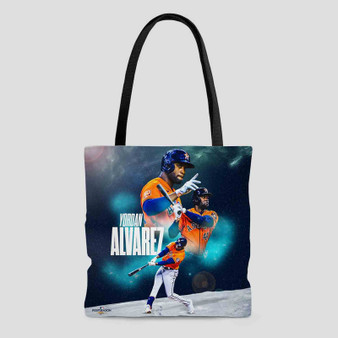 DH Yordan Alvarez Houston Astros Polyester Tote Bag AOP