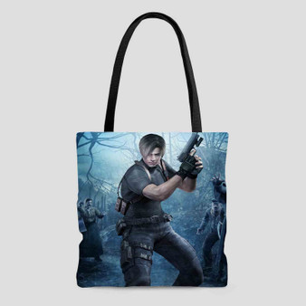 Leon S Kennedy Resident Evil Polyester Tote Bag AOP