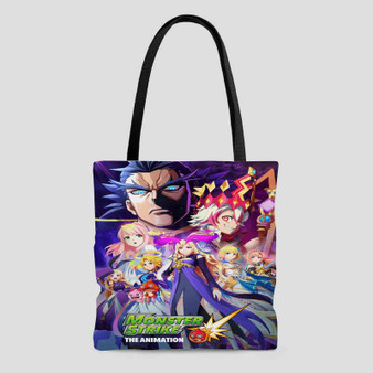 Monster Strike Polyester Tote Bag AOP