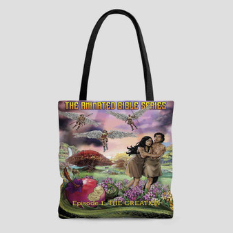 The Animated Bible Polyester Tote Bag AOP