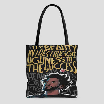 J Cole Lyric Quotes Polyester Tote Bag AOP