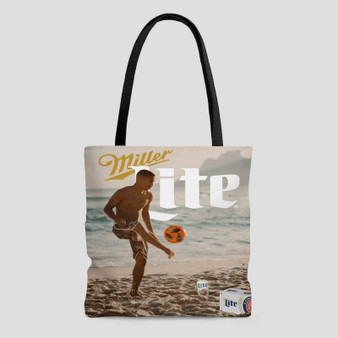 Miller Lite Beer Poster Polyester Tote Bag AOP