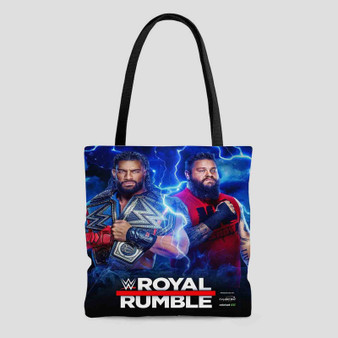 Roman Reigns vs Kevin Owens WWE Royal Rumble Polyester Tote Bag AOP