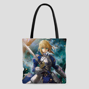 Saber Fate Stay Night Polyester Tote Bag AOP