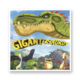 Gigantosaurus White Transparent Vinyl Kiss-Cut Stickers