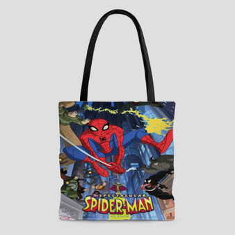 The Spectacular Spider Man Polyester Tote Bag AOP