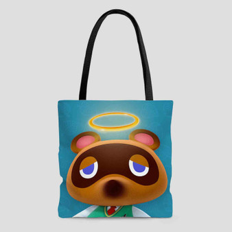 Tom Nook Animal Crossing Polyester Tote Bag AOP