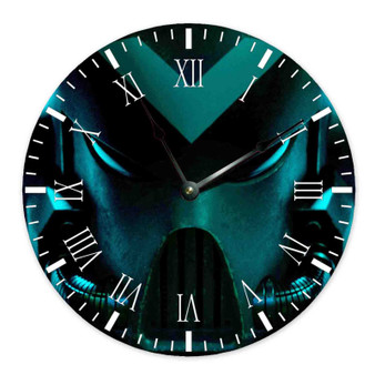 Astartes Round Non-ticking Wooden Wall Clock