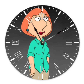 Lois Griffin Family Guy Round Non-ticking Wooden Wall Clock