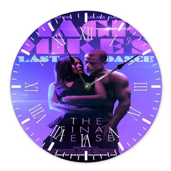 Magic Mike s Last Dance Round Non-ticking Wooden Wall Clock