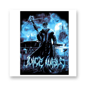 Juice Wrld Demon Hunter White Transparent Vinyl Kiss-Cut Stickers