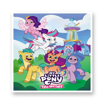 My Little Pony Tell Your Tale White Transparent Vinyl Kiss-Cut Stickers