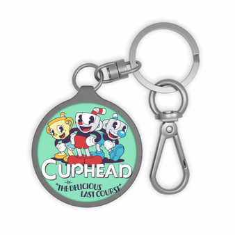 Cuphead The Delicious Last Course Keyring Tag Acrylic Keychain With TPU Cover