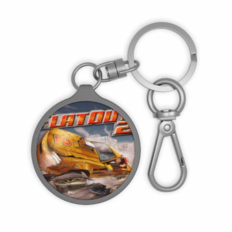 Flatout 2 Keyring Tag Acrylic Keychain With TPU Cover