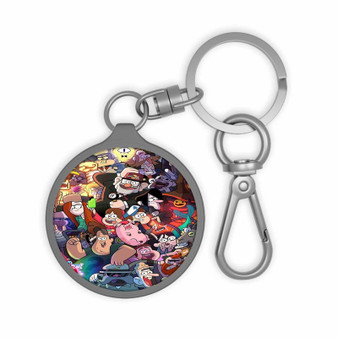 Gravity Fall Characters Keyring Tag Acrylic Keychain With TPU Cover