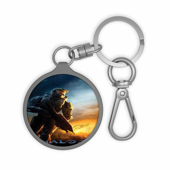 Halo 3 Keyring Tag Acrylic Keychain With TPU Cover