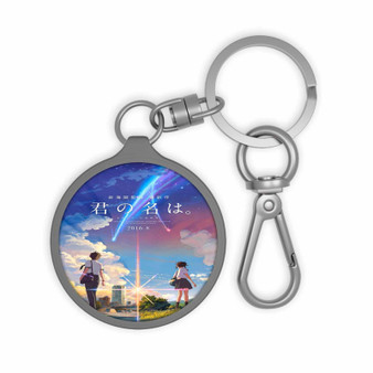 Kimi No Wa Your Name Keyring Tag Acrylic Keychain With TPU Cover