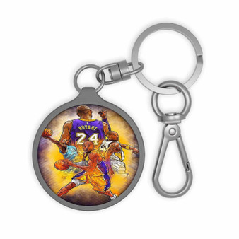 Kobe Bryant Keyring Tag Acrylic Keychain With TPU Cover