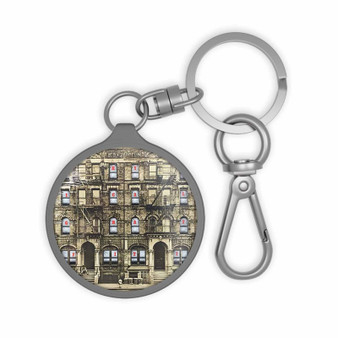 Led Zeppelin Physical Graffiti 1975 Keyring Tag Acrylic Keychain With TPU Cover