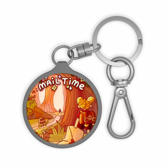 Mail Time Keyring Tag Acrylic Keychain With TPU Cover