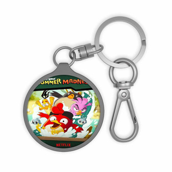 Angry Birds Summer Madness Keyring Tag Acrylic Keychain With TPU Cover