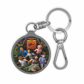 Jurassic World Camp Cretaceous Keyring Tag Acrylic Keychain With TPU Cover