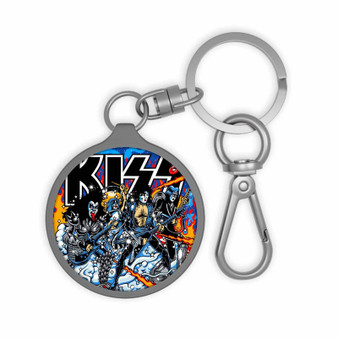 Kiss Band Keyring Tag Acrylic Keychain With TPU Cover