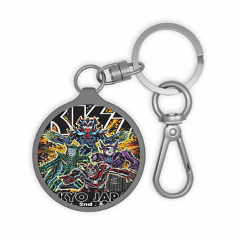 Kiss Tokyo Japan Keyring Tag Acrylic Keychain With TPU Cover