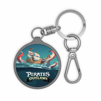Pirates Outlaws Keyring Tag Acrylic Keychain With TPU Cover