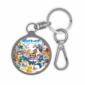 Pokemon All Characters Keyring Tag Acrylic Keychain With TPU Cover