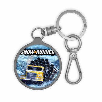 Snow Runner Keyring Tag Acrylic Keychain With TPU Cover