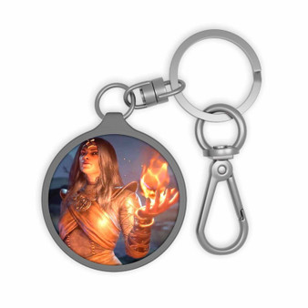 Sorceress Diablo IV Keyring Tag Acrylic Keychain With TPU Cover