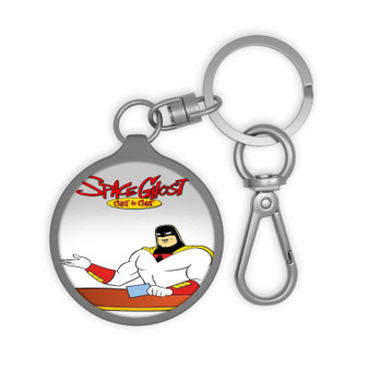 Space Ghost Coast to Coast Keyring Tag Acrylic Keychain With TPU Cover