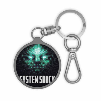 System Shock Keyring Tag Acrylic Keychain With TPU Cover