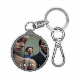 The Crown Tv Series Keyring Tag Acrylic Keychain With TPU Cover