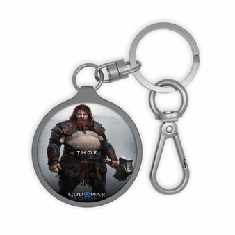 Thor God Of War Ragnarok Keyring Tag Acrylic Keychain With TPU Cover