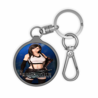 Tifa Lockhart Final Fantasy VII Remake Keyring Tag Acrylic Keychain With TPU Cover