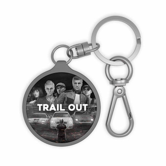 Trail Out Keyring Tag Acrylic Keychain With TPU Cover