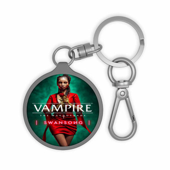 Vampire The Masquerade Swansong Keyring Tag Acrylic Keychain With TPU Cover